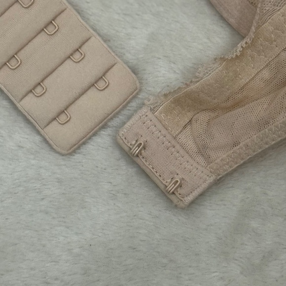 Victoria's Secret Unlined Demi Beige Wire Lace Bra Size 32DD - Picture 10 of 10